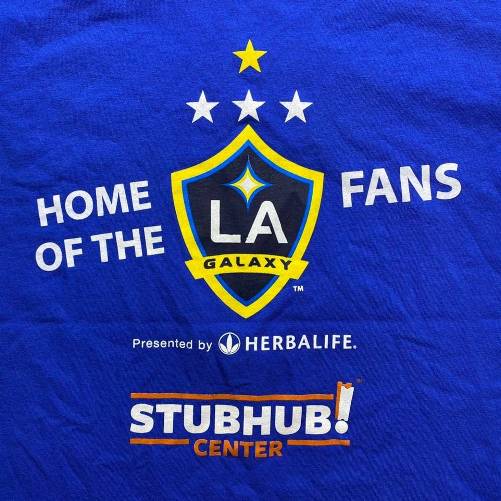 LA Galaxy soccer futbol promo shirt